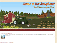 Tablet Screenshot of homegardenplanstore.com